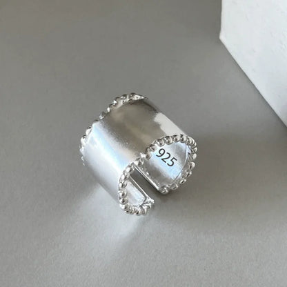 Retro Floral Sterling Ring