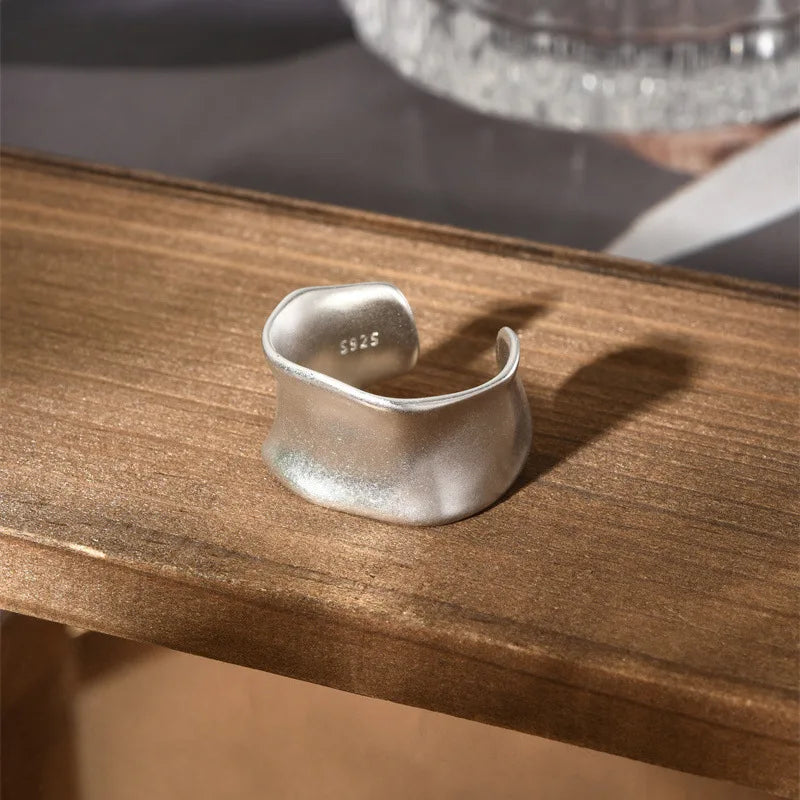Sterling Twisted Chunk Ring