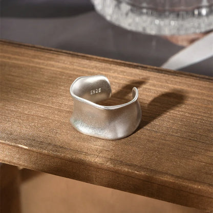 Sterling Twisted Chunk Ring