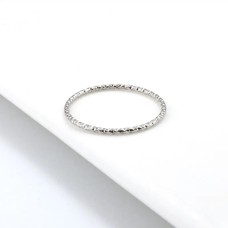 Minimal Thin Stackable Ring