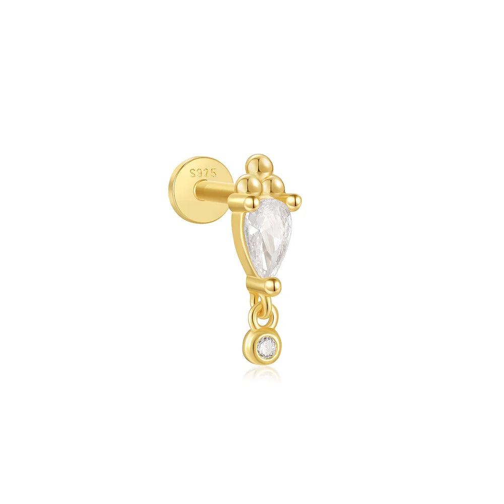 Celeste Moonstar Tassel Stud