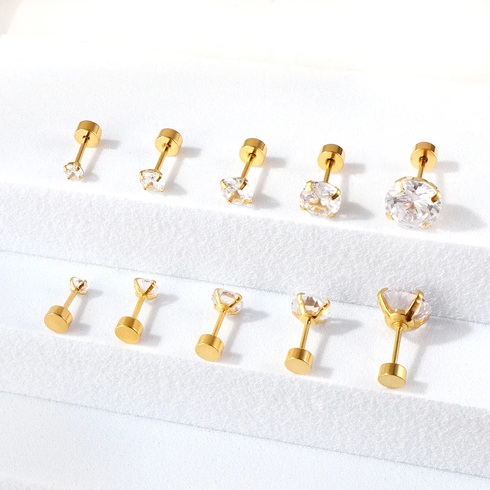 Celeste Crystal Prong Studs