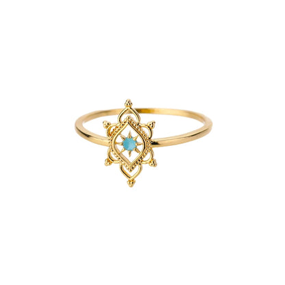 Ethereal Opal Flower Ring