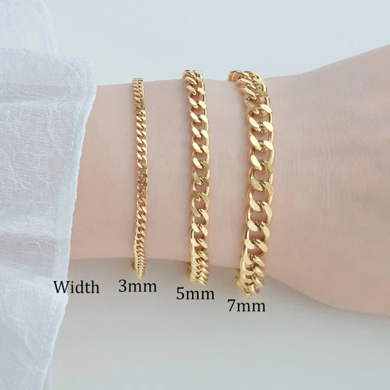 Punk Heavy Cuban Link Wristband