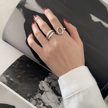 Vintage Geometric Charm Ring
