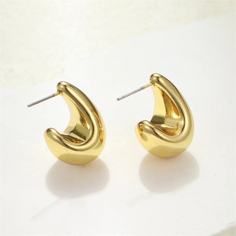 Celeste Gold Teardrop Earrings