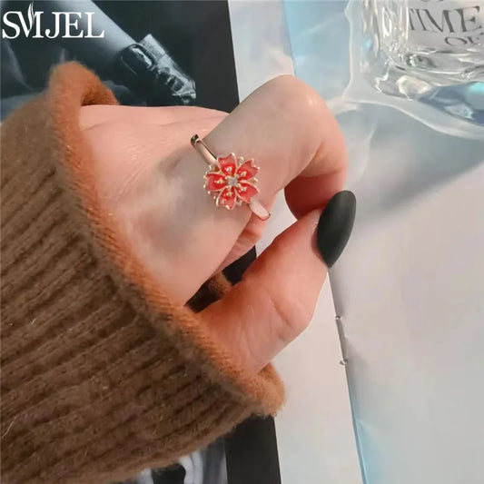 Rotating Charm Anxiety Ring