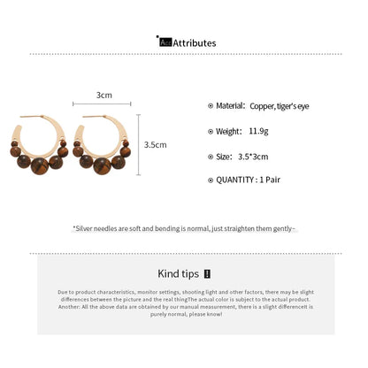 Celeste Amber Bloom Studs