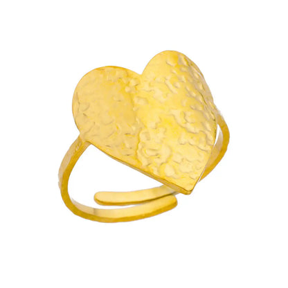 Golden Edge Open Ring