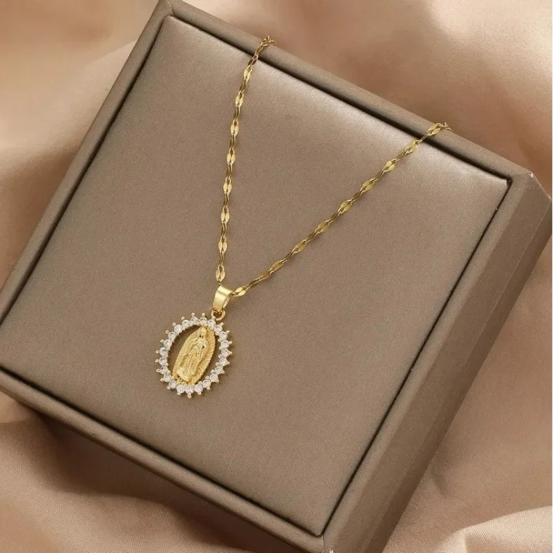 Seraphine Mary Necklace