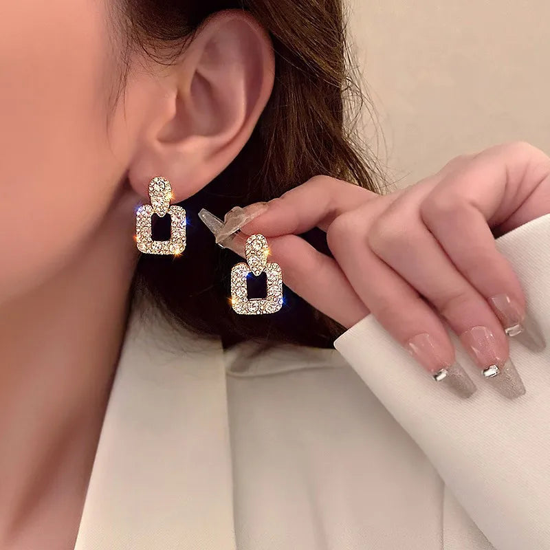 Celeste Pearl Circle Earrings