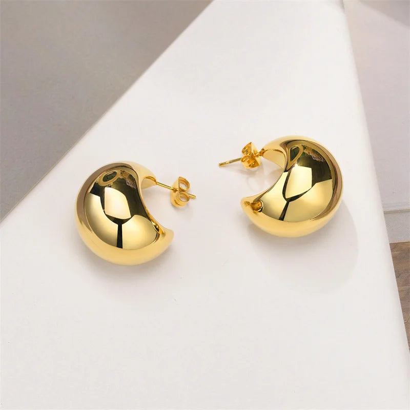 Celeste Gold Teardrop Earrings