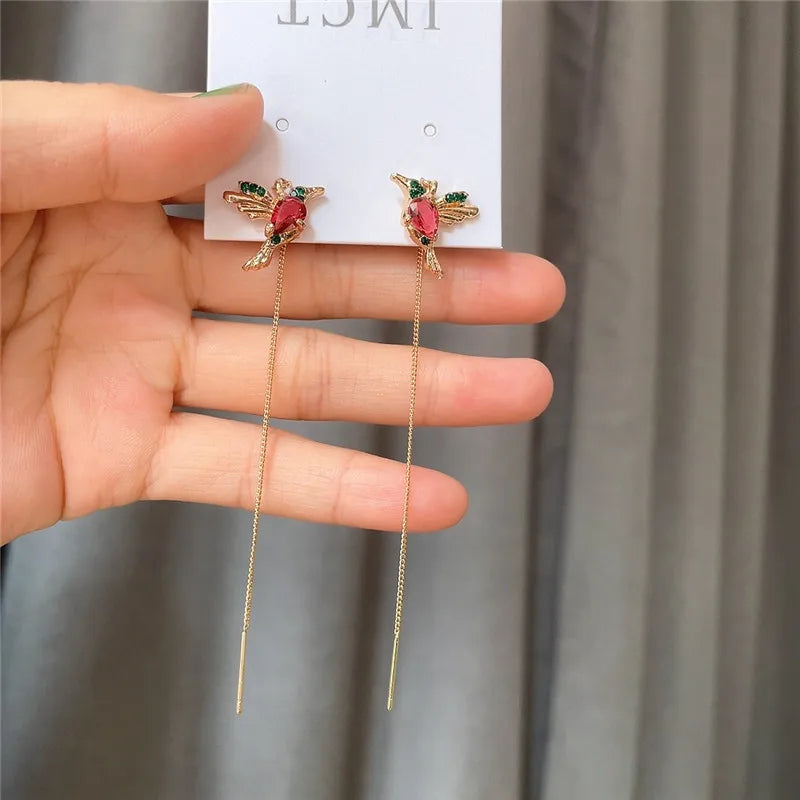 Celeste Golden Leaf Earrings