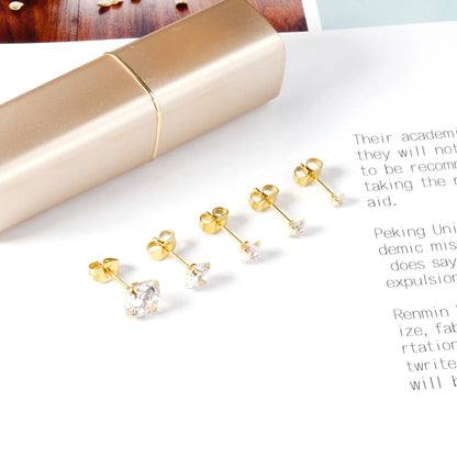 Celeste Crystal Prong Studs