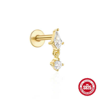 Celeste Moonstar Tassel Stud