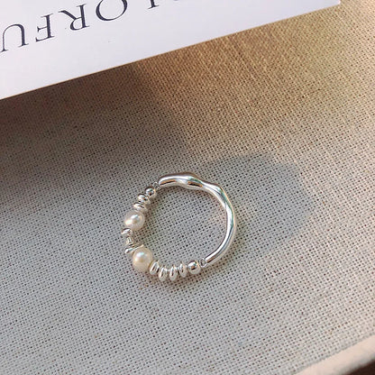 Vintage Geometric Charm Ring