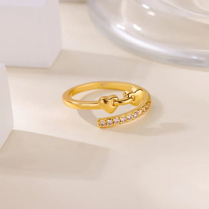Golden Geo Glow Ring