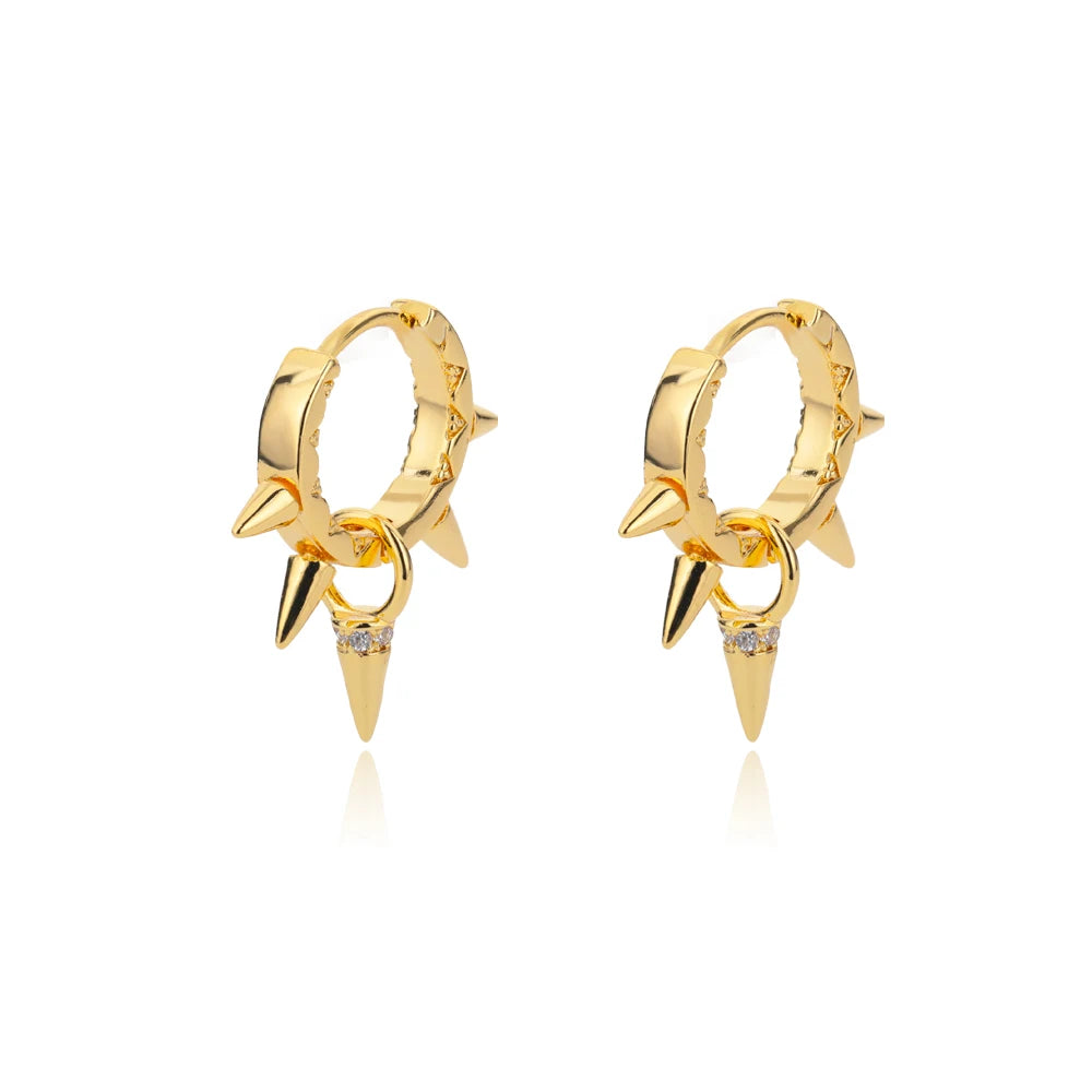 Celeste Star Hoop Earrings
