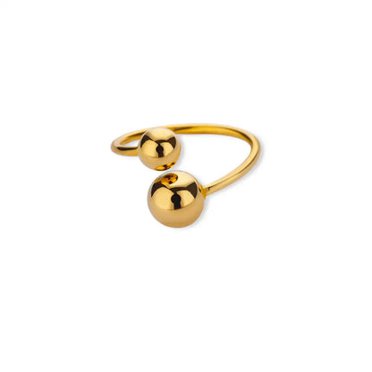 Gold Sphere Ring