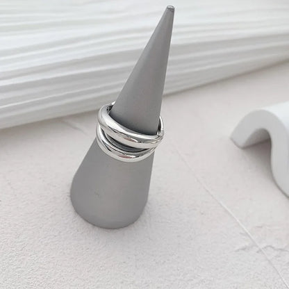 Vintage Geometric Charm Ring