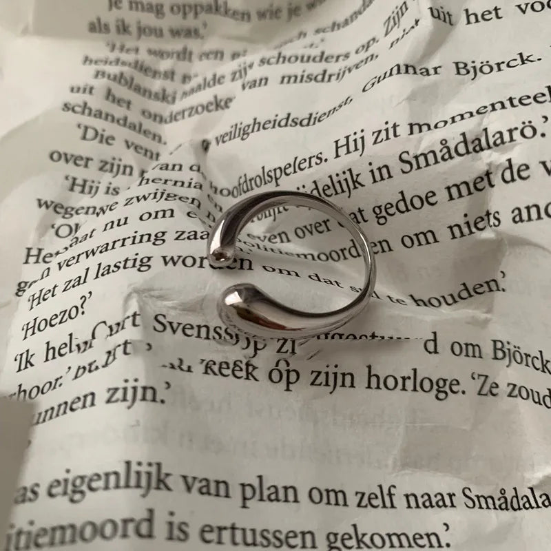 Celeste Double Wave Silver Ring