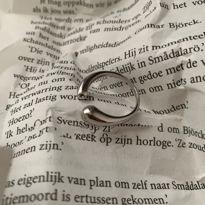 Celeste Double Wave Silver Ring