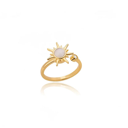 Ethereal Opal Flower Ring