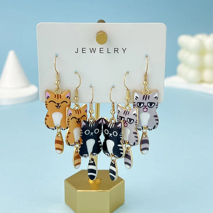 Celeste Cat Charm Earring