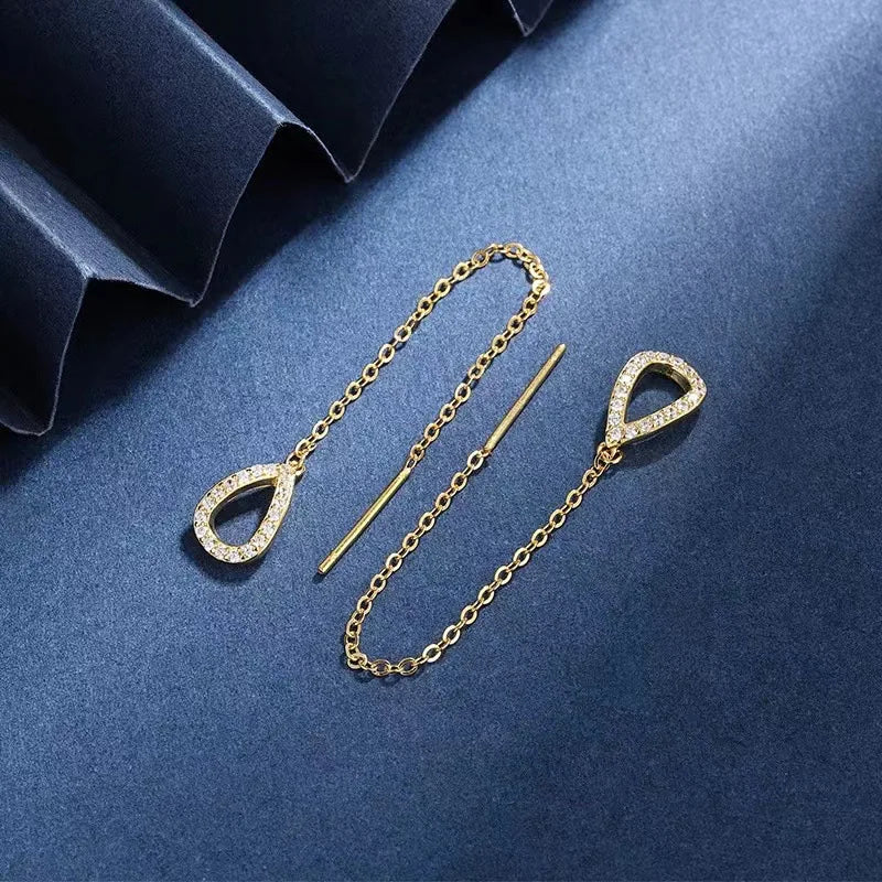 Celeste Golden Leaf Earrings