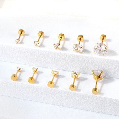 Celeste Crystal Prong Studs