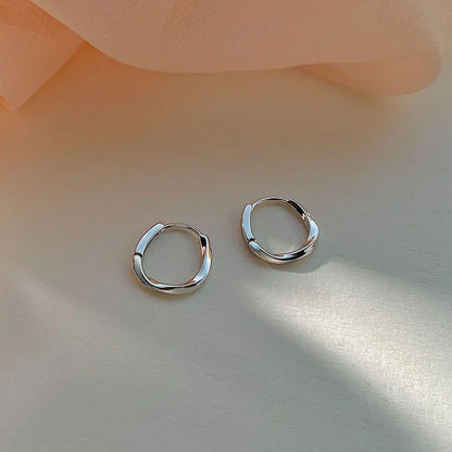 Celeste Pearl Circle Earrings