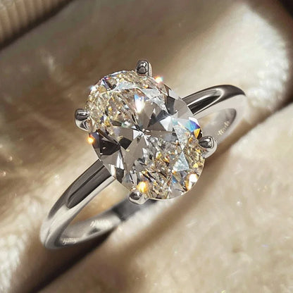 Luxury Sterling Zircon Promise Ring