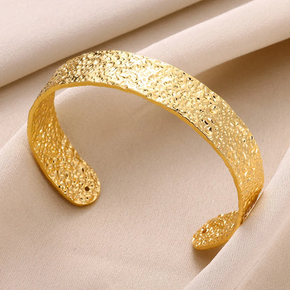 Luxury Gold Irregular Bangle