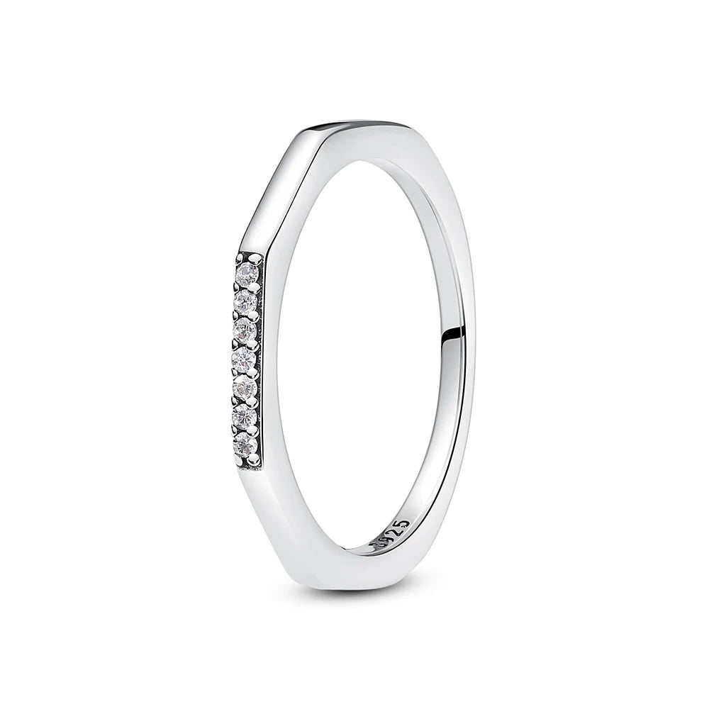 Crystal Love Crown Ring