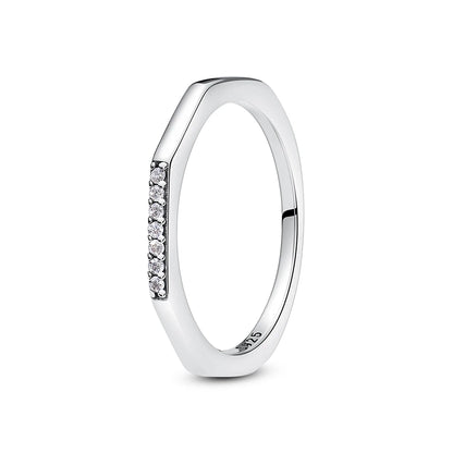 Crystal Love Crown Ring