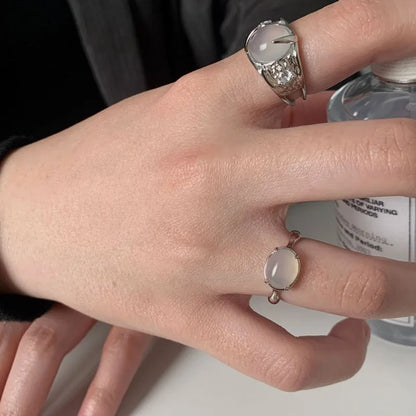 Celeste Double Wave Silver Ring