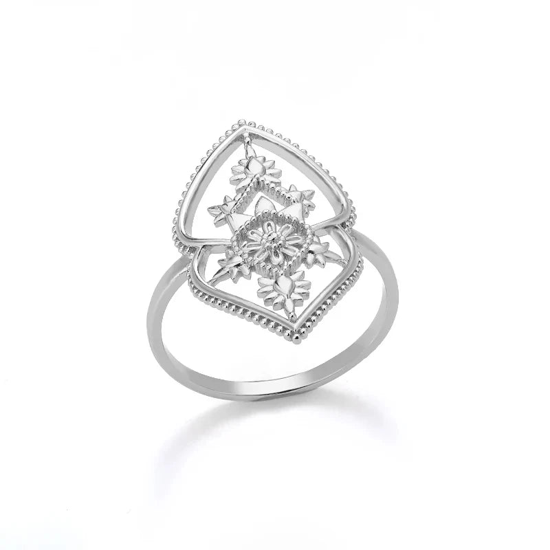 Ethereal Opal Flower Ring