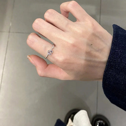 Vintage Geometric Charm Ring