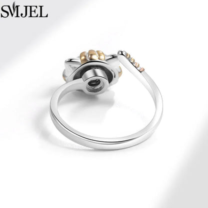 Rotating Charm Anxiety Ring