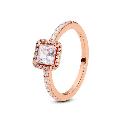 Crystal Love Crown Ring