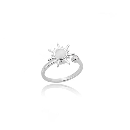 Ethereal Opal Flower Ring