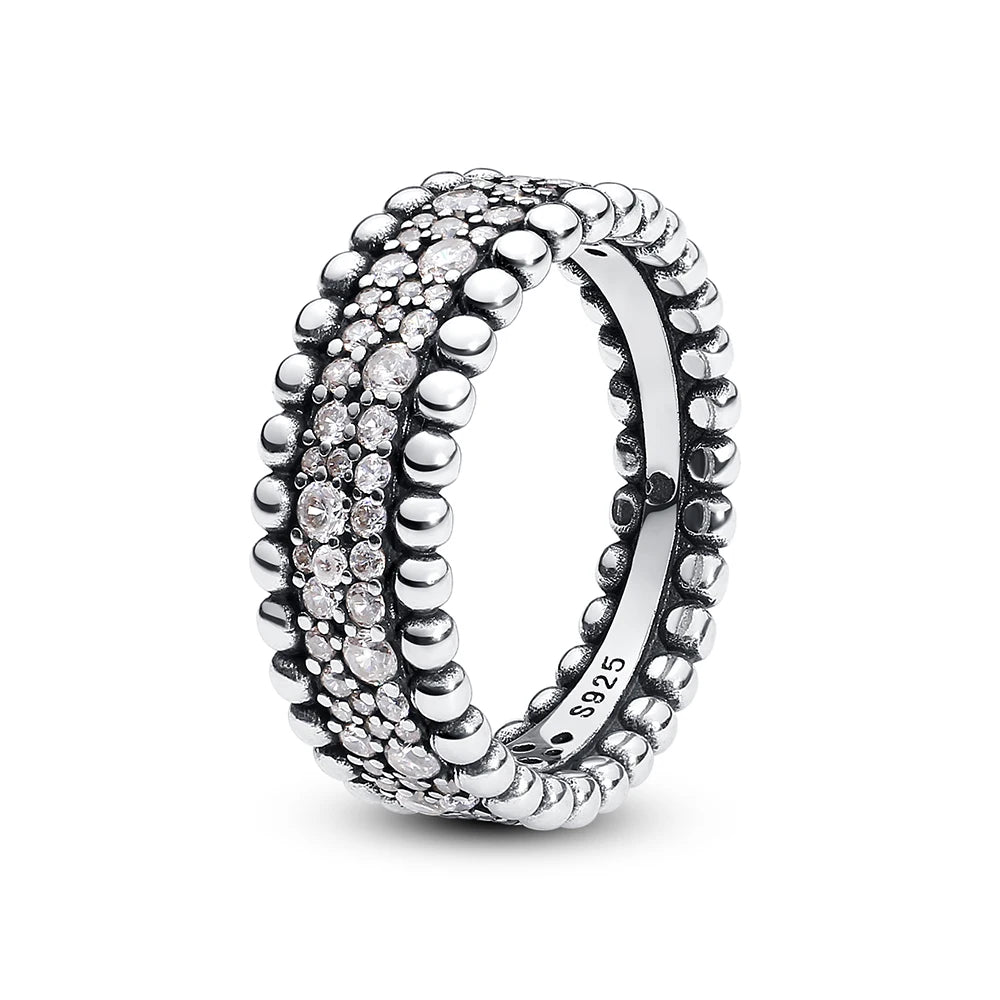 Crystal Love Crown Ring