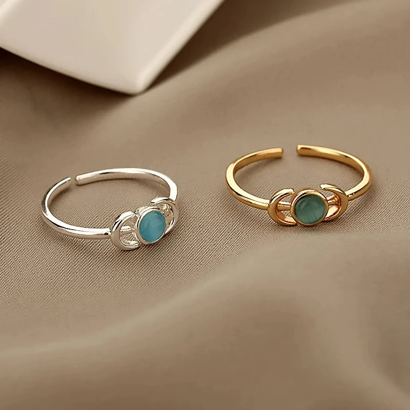 Ethereal Opal Flower Ring