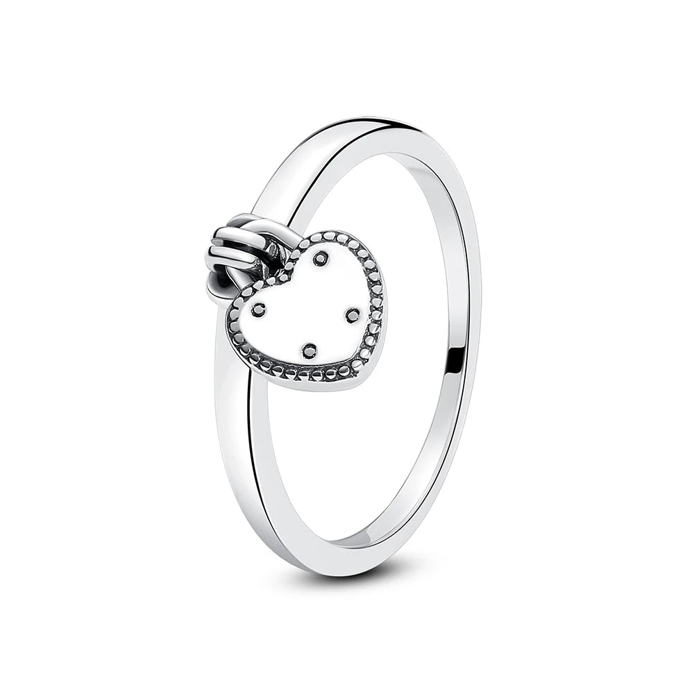 Crystal Love Crown Ring