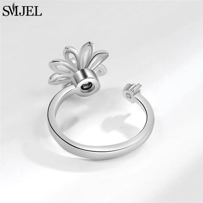 Rotating Charm Anxiety Ring