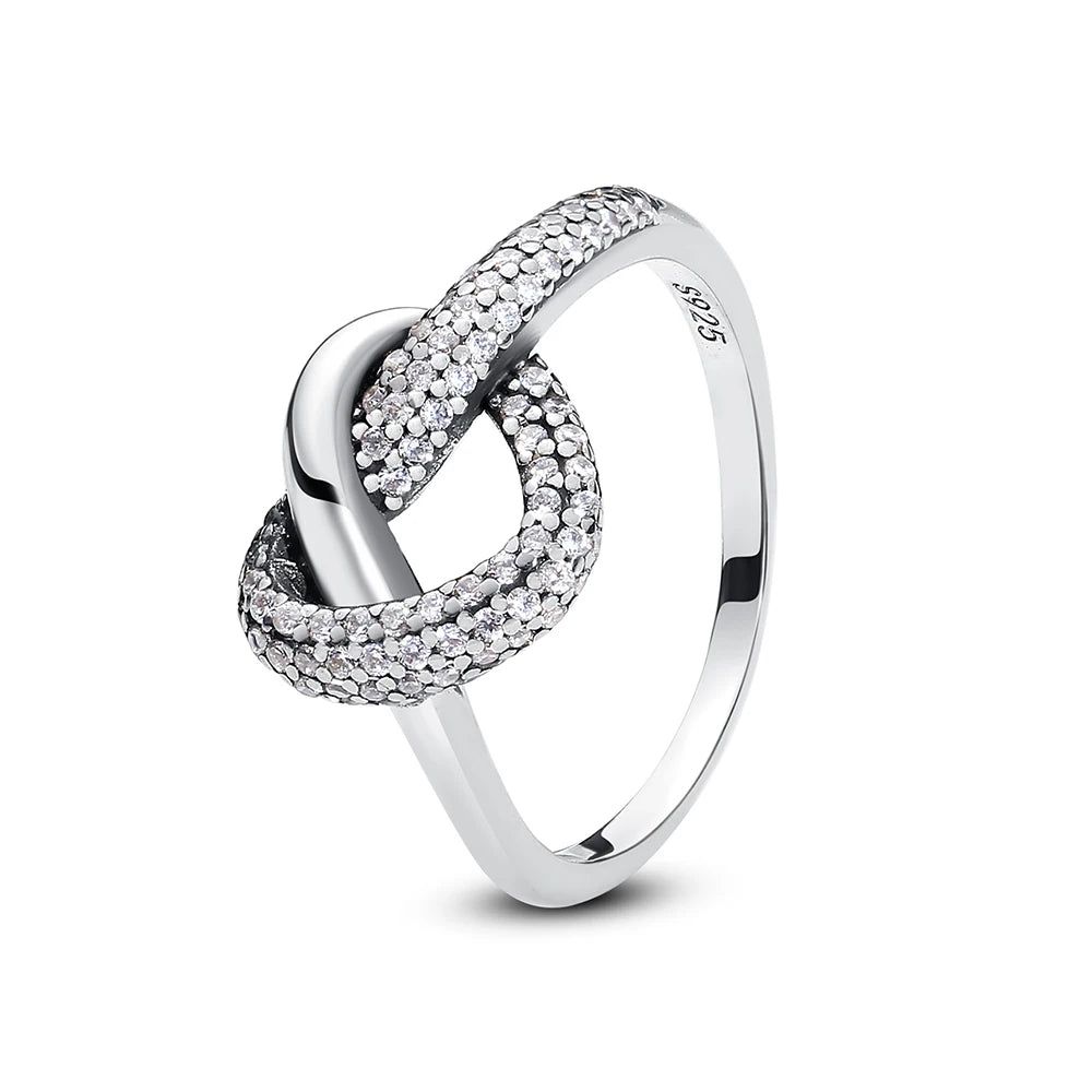 Crystal Love Crown Ring