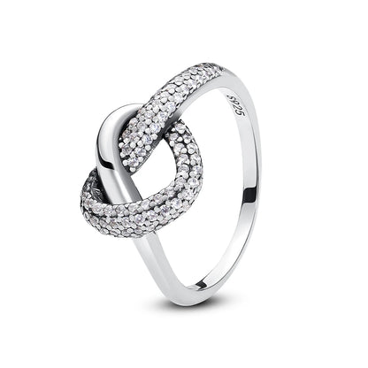 Crystal Love Crown Ring