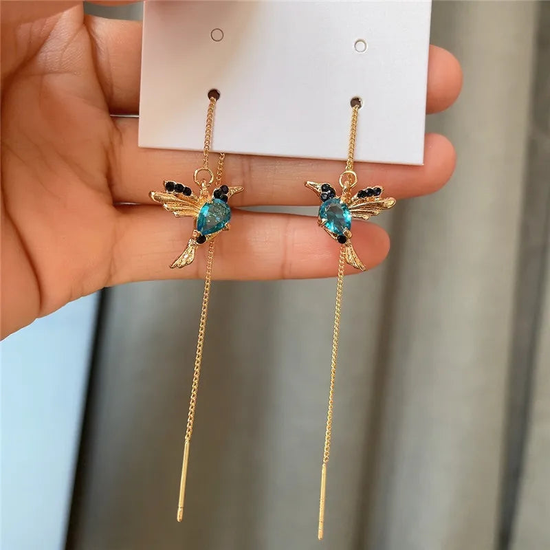 Celeste Golden Leaf Earrings