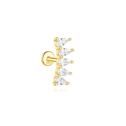 Celeste Moonstar Tassel Stud