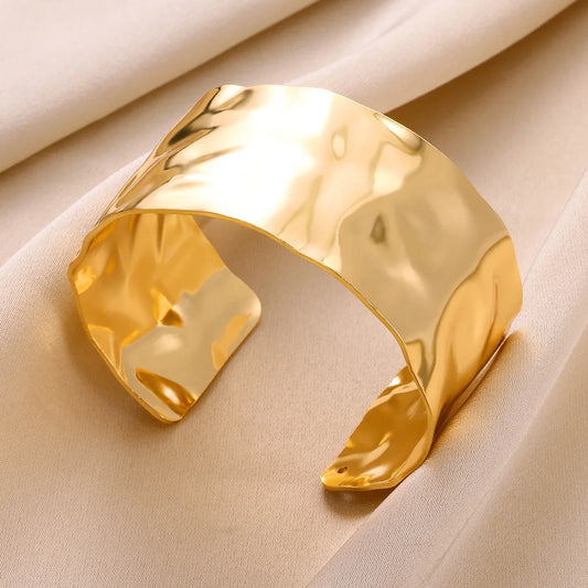 Luxury Gold Irregular Bangle